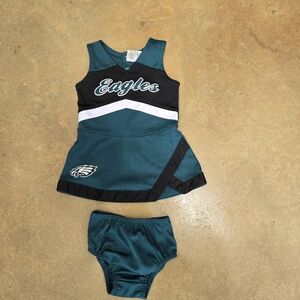 Philadelphia Eagles Cheerleading Outfit Size 12M